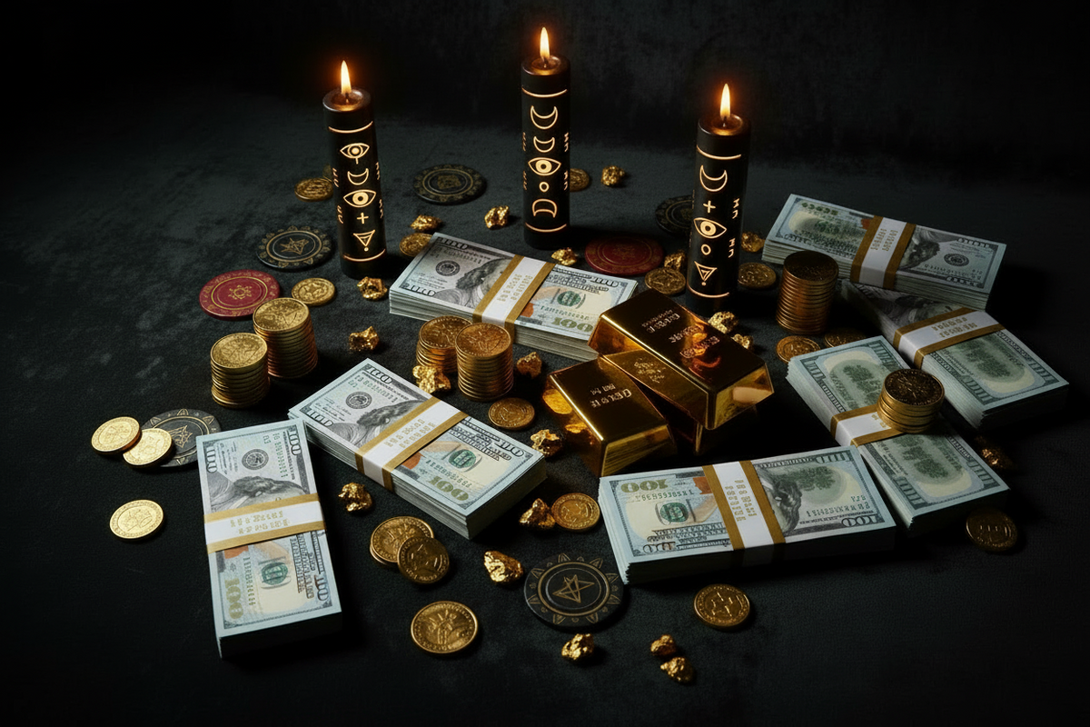 How do you use a spell candle to attract wealth? A 3-step guide to starting a manifestation ritual and specifically calling in unexpected financial gain.