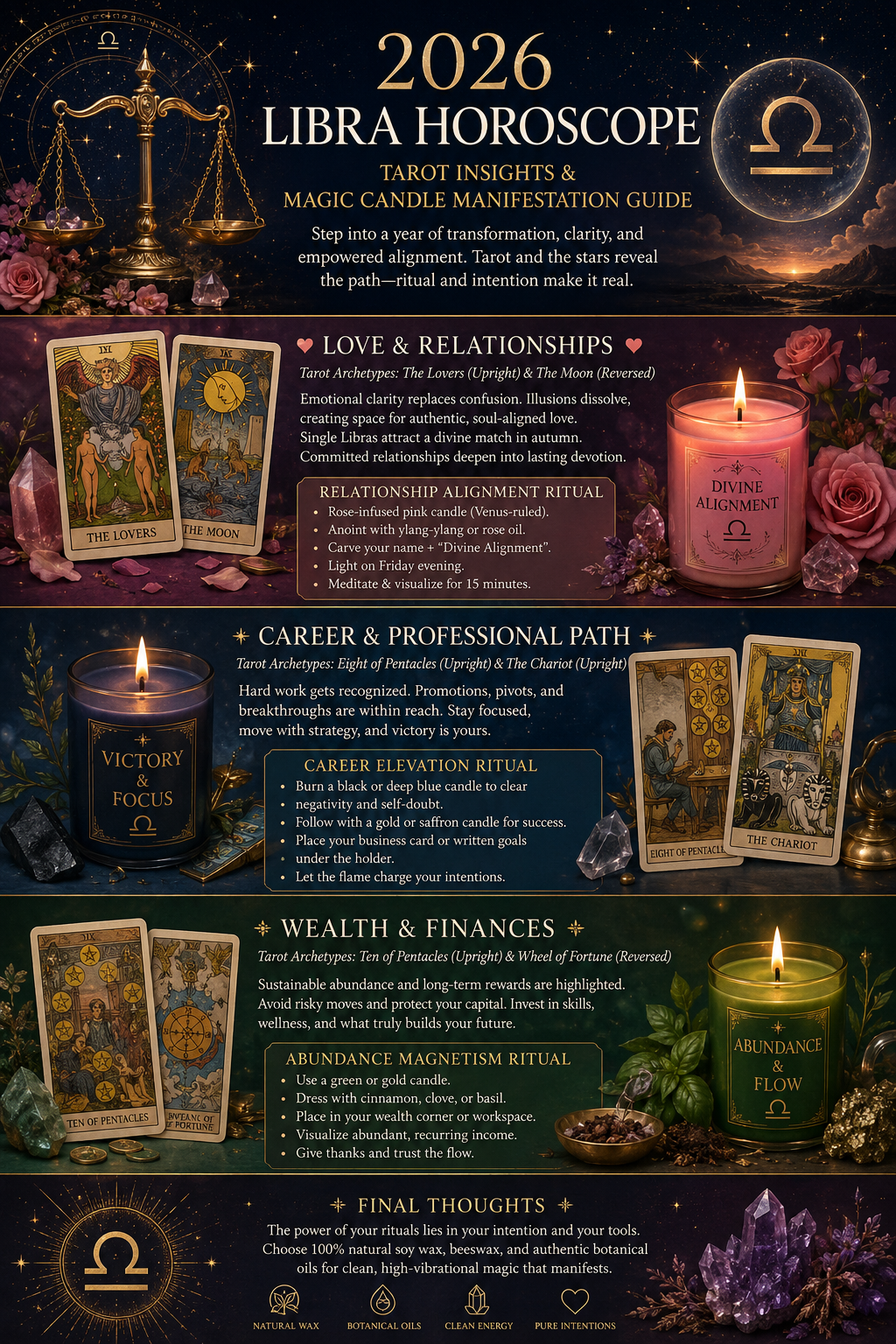 2026 Libra Horoscope: Love, Career, Wealth & Manifesting with Magic Candles
