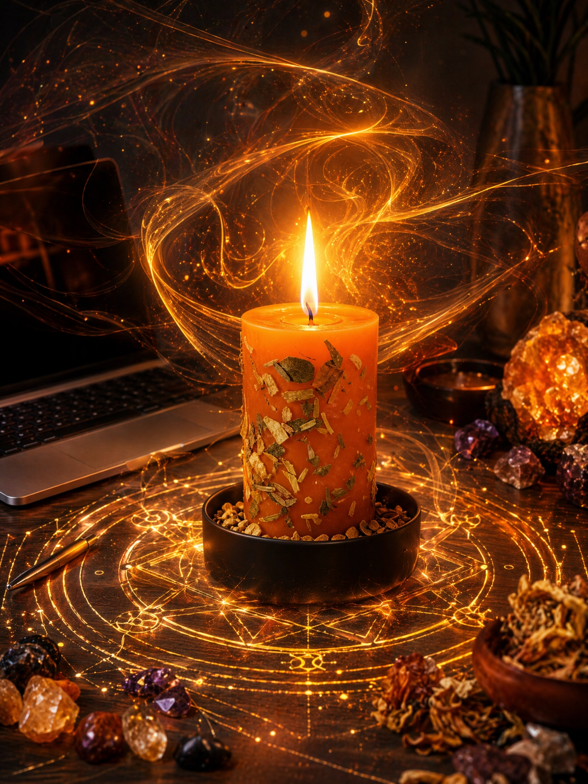 Goodbye Procrastination! How to Break Through Inner Blocks and Boost Productivity with Witch Candles
