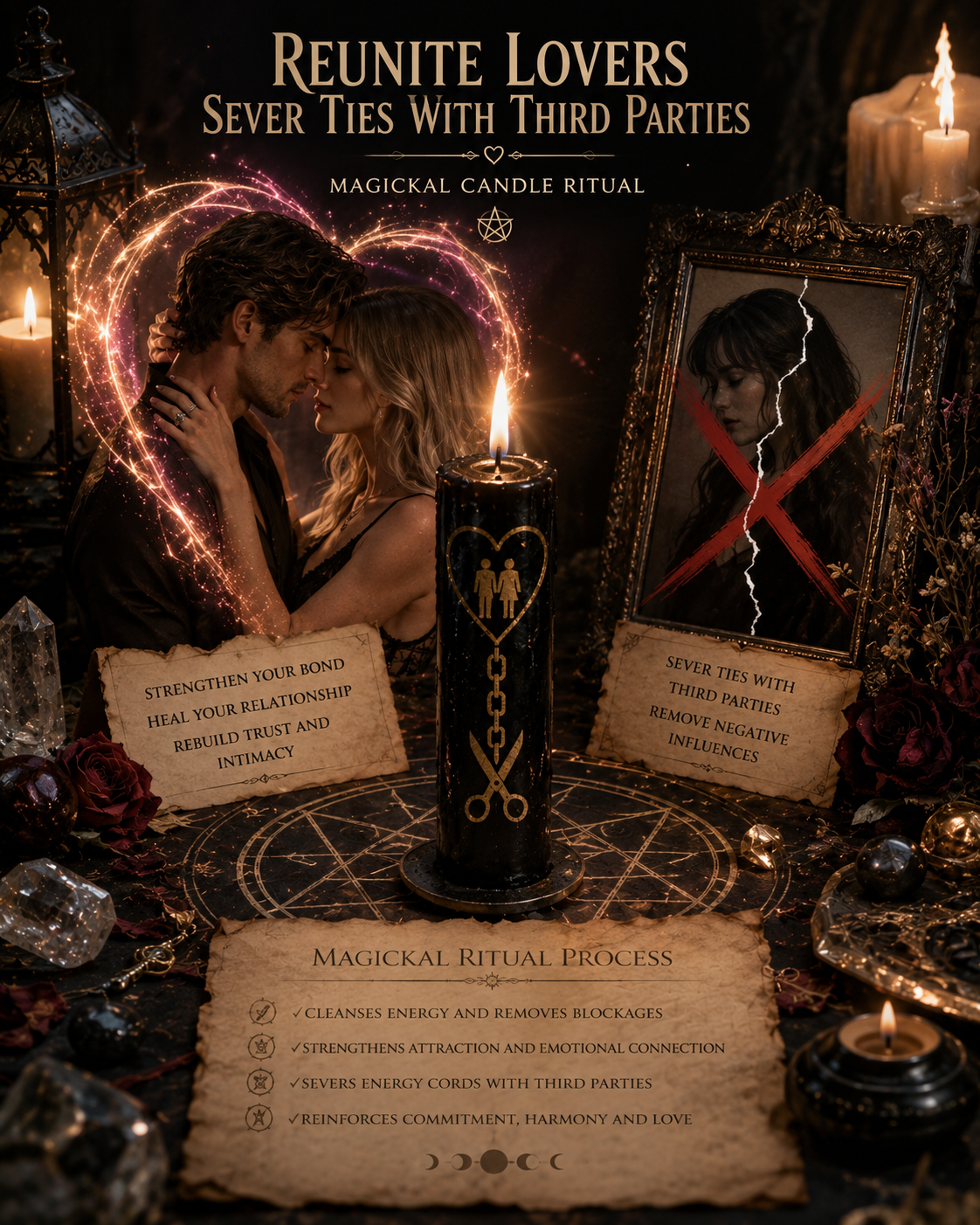Relationship Crisis? How to Reconnect with Magic Candles and Cut Negative Energy Cords
