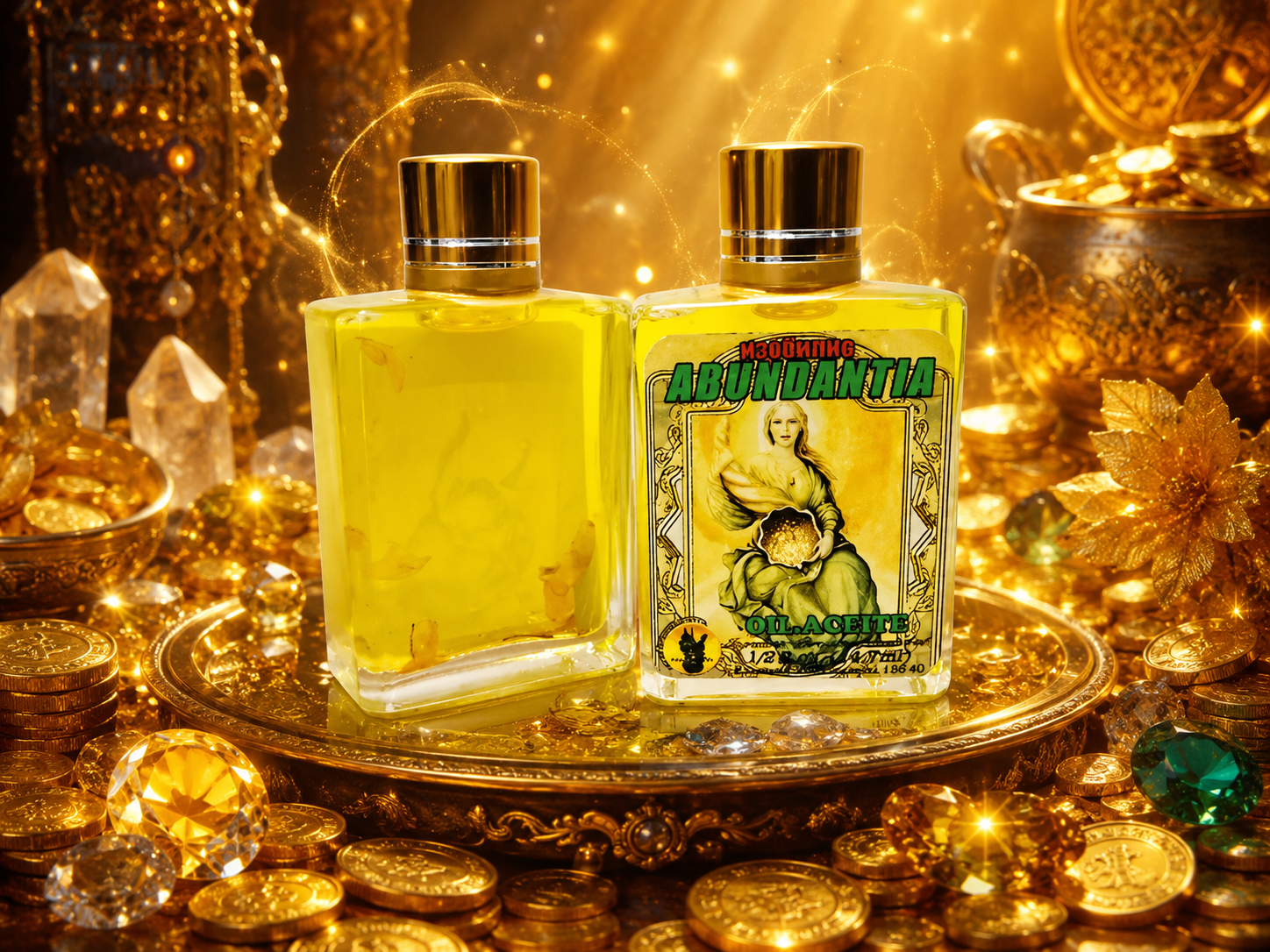 A magical essential oil that opens up a field of all-encompassing abundance, witnessing your life blossom in full splendor.