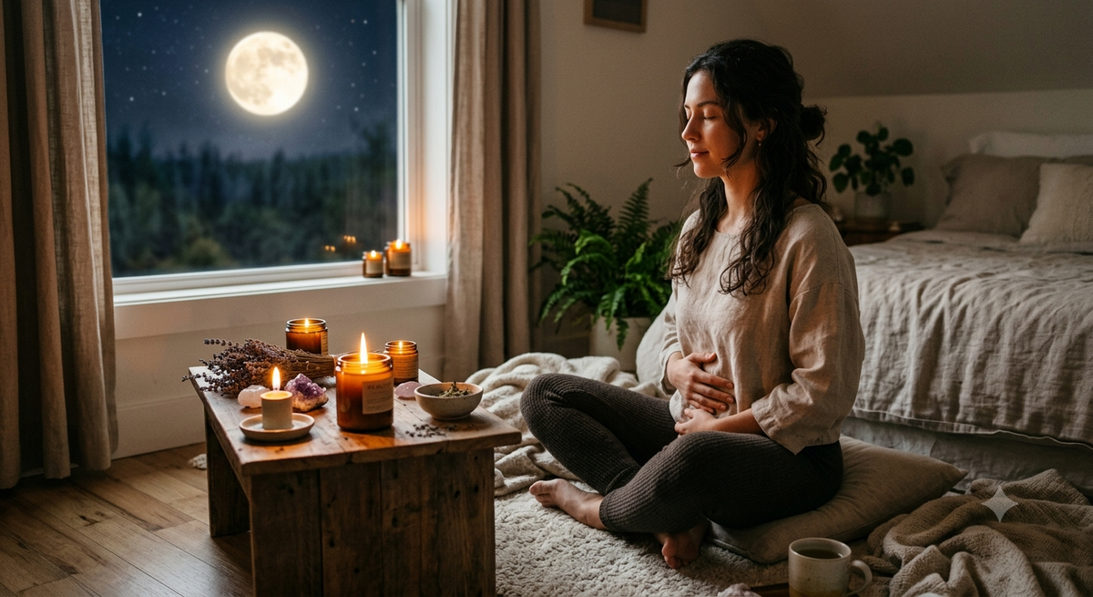 Spiritual Meaning of Menstruating on a Full Moon: White Moon Cycle & Healing Rituals