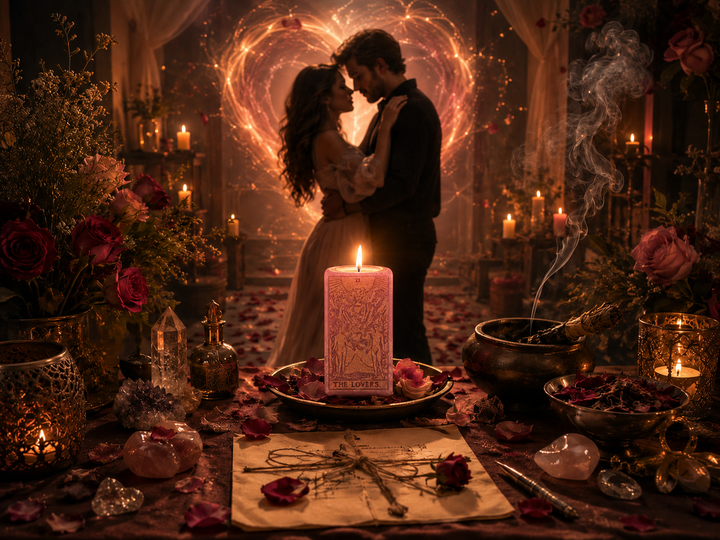 Come to me candle ritual for reconciliation and bringing a lover back