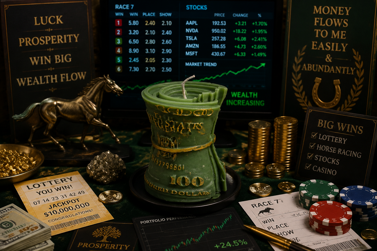 Fortune Opportunity Magic Candle