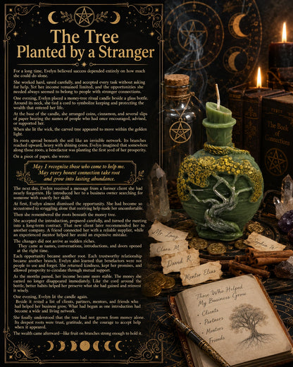 Money Tree Witch Bottle