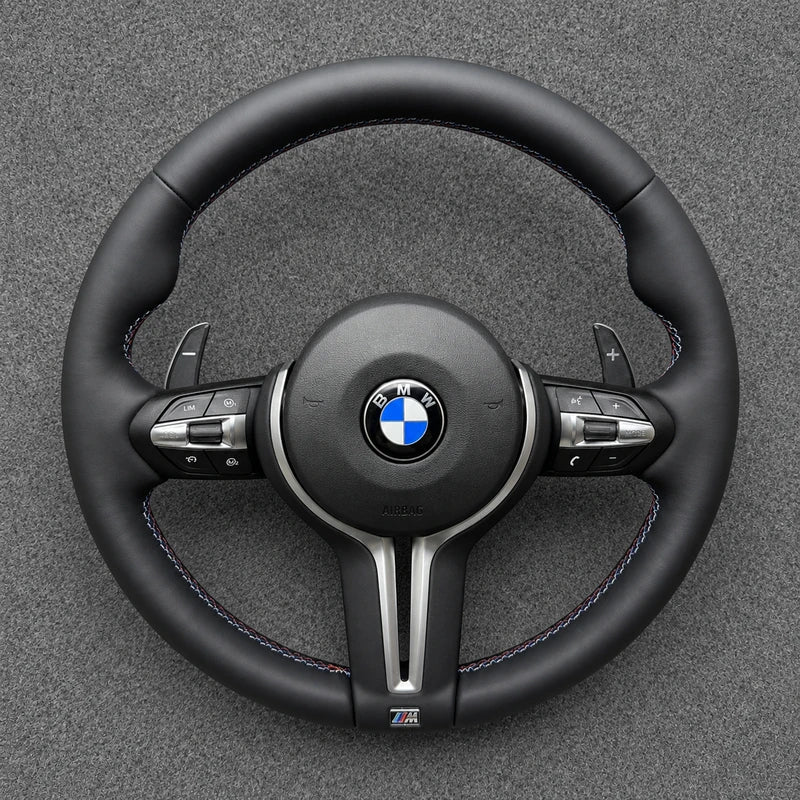 Custom leather steering wheel for BMW X5 F15 and X5M F85