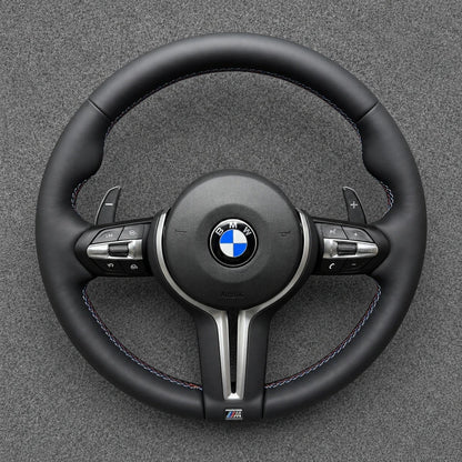 Custom leather steering wheel for BMW X5 F15 and X5M F85