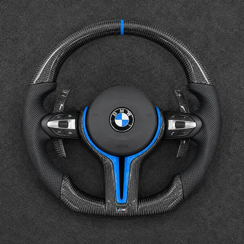Custom Carbon Fiber LED Steering Wheel for BMW 7 Series E65 E66 2001–2008 | JIONX