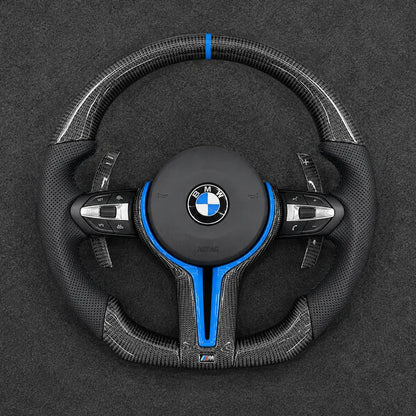 Custom Carbon Fiber LED Steering Wheel for BMW 7 Series E65 E66 2001–2008 | JIONX