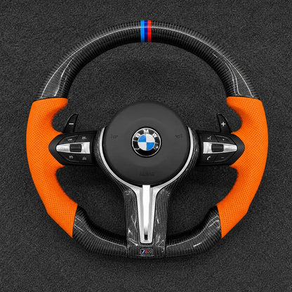 Custom Carbon Fiber LED Steering Wheel for BMW 7 Series E65 E66 2001–2008 | JIONX