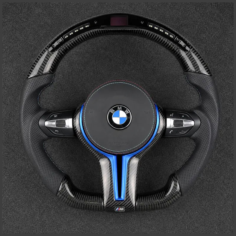 Custom Carbon Fiber LED Steering Wheel for BMW 7 Series E65 E66 2001–2008 | JIONX