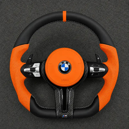 Custom Carbon Fiber LED Steering Wheel for BMW 7 Series E65 E66 2001–2008 | JIONX